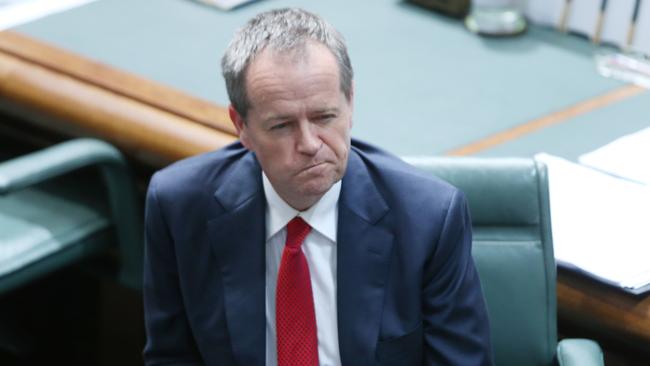 The Leader of the Opposition Bill Shorten.