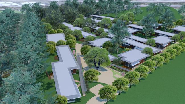 Concept images of planned $10m Aboriginal Elders Village at Bedford Park, part of five-year South Australian Aboriginal Housing Strategy. Picture: Supplied