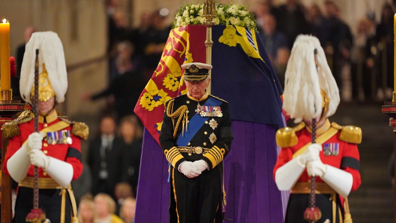 King Charles III and his siblings hold final vigil beside the Queen's coffin