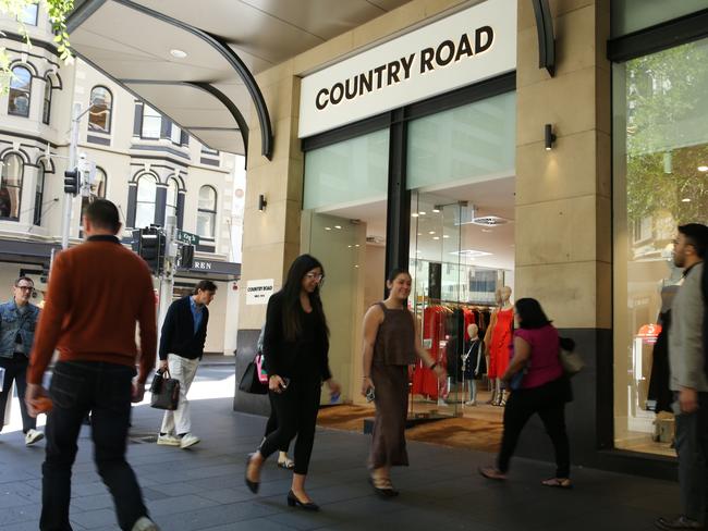 10/10/2024. Country Road flagship stores is Sydney's CBD. Britta Campion / The Australian