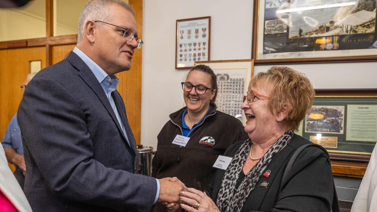 Prime Minister Scott Morrison election campaign has focused on emotions so far. Picture: Jason Edwards