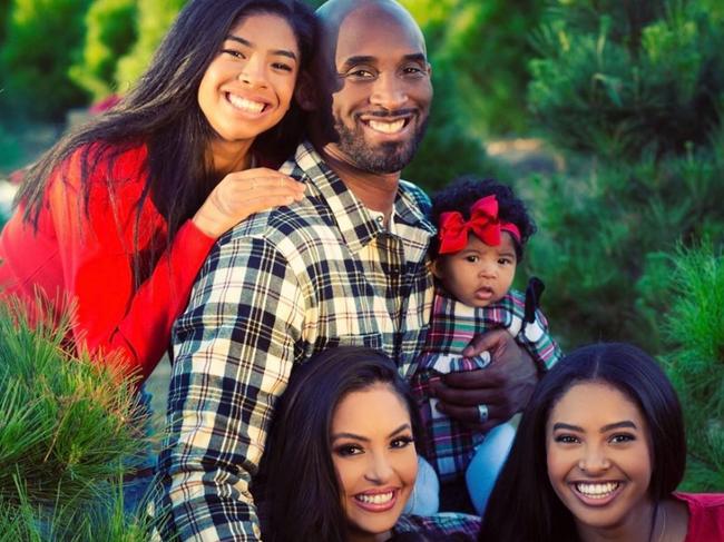 Kobe Bryant and his family. Picture: Instagram.