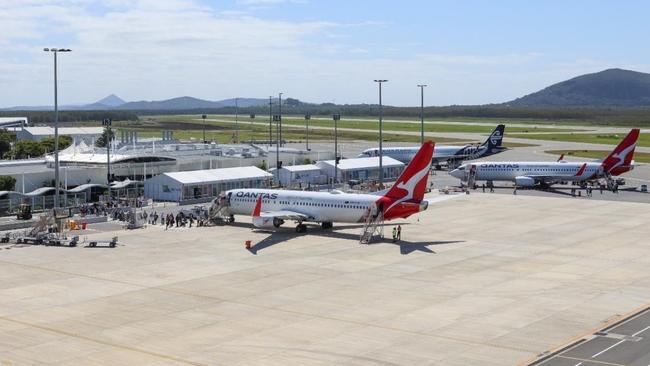 A woman has spoken of an incident with security at Sunshine Coast Airport. Image: Sunshine Coast Airport Pty Ltd