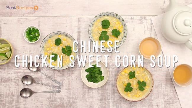 Chinese Corn Soup with Chicken (鸡蛋玉米羹)