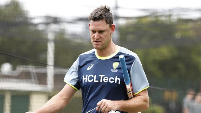 Beau Webster at training on Thursday following the news he would be making his debut on Friday. (Photo by Darrian Traynor/Getty Images)