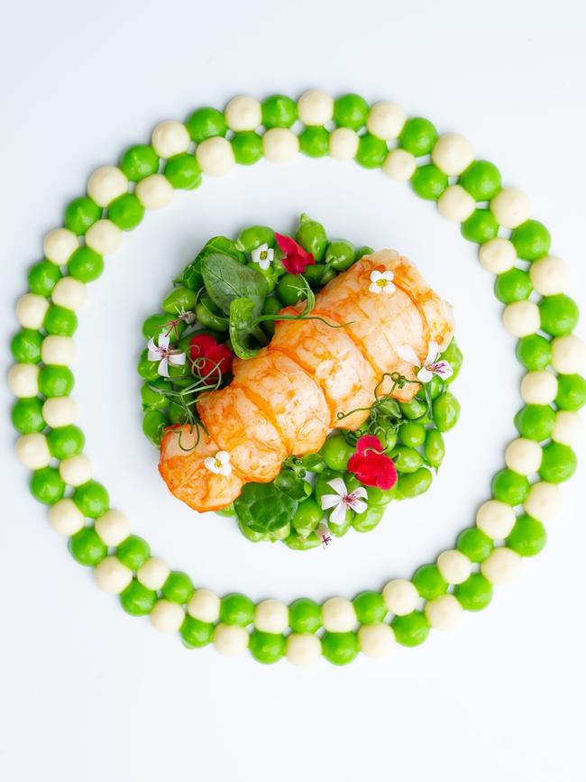 Smyth’s Wasabi pea dish.