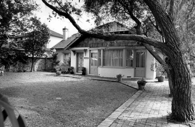 The home the day after the murder.