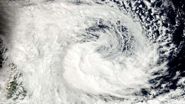 Tropical Cyclone Alfred satellite image from NASA Worldview