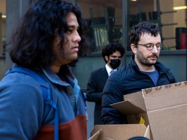 It later emerged that they were likely practical jokers. Picture: Constanza Hevia/AFP