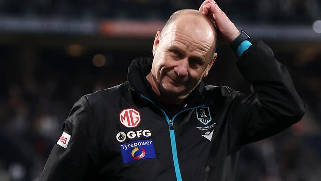 Port Adelaide coach Ken Hinkley. Picture: Mark Stewart