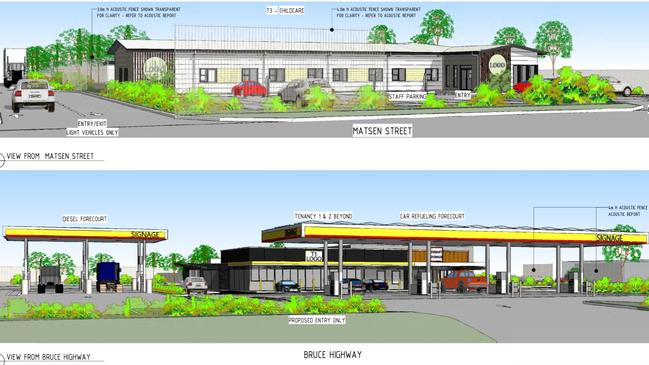 The owners of a Mackay pub have submitted plans for a new service station and a childcare centre. Photo: Contributed