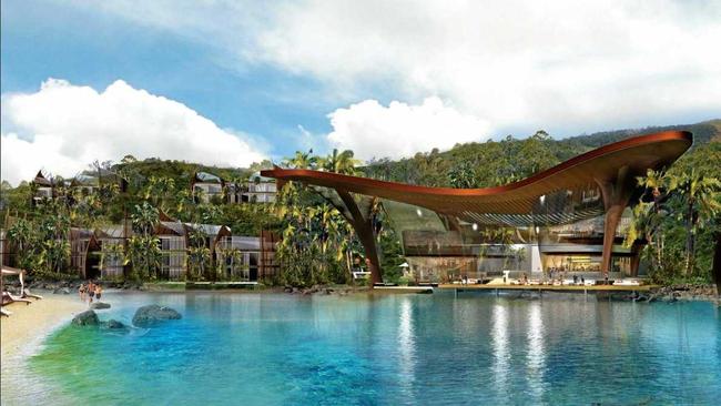 An artist's impression of the redeveloped Beach Resort. Picture: Department of State Development