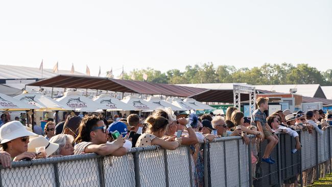 There were thousands at the Darwin racetrack for the 2023 Darwin Cup. Picture: Pema Tamang Pakhrin