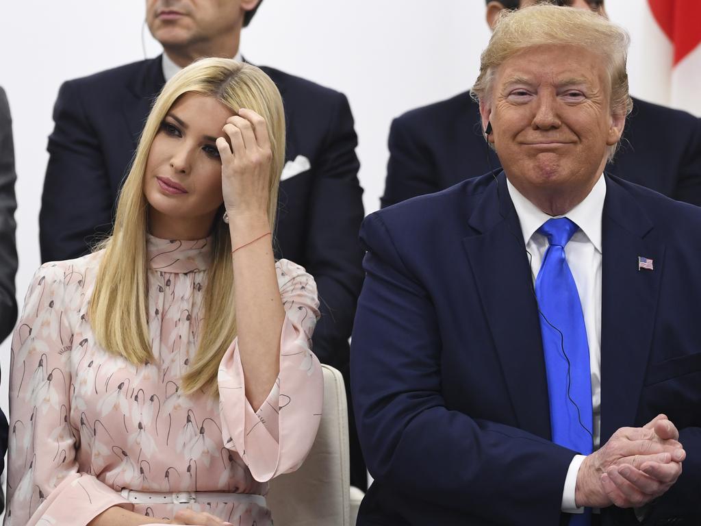 Donald Trump is reportedly angry his daughter Ivanka wants to attend the event, Picture: Lukas Coch/AAP