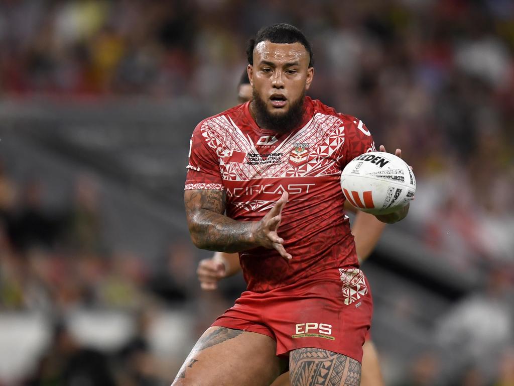 Sharks recruit Addin Fonua-Blake won’t join his new teammates in Cronulla camp until late December. Picture: NRL Imagery