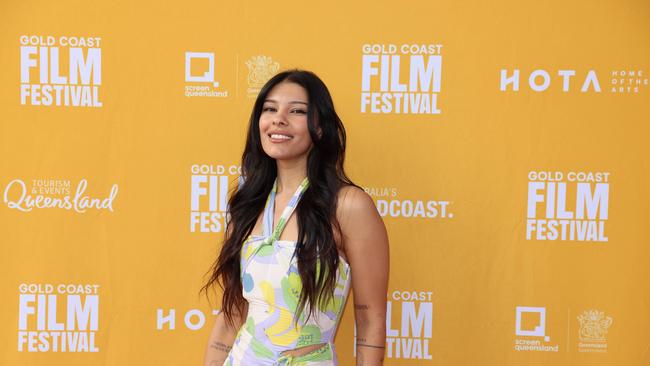 Michelle Sevo at the Gold Coast Film Festival Women in Film Lunch for Gold Coast at Large. Picture, Portia Large.
