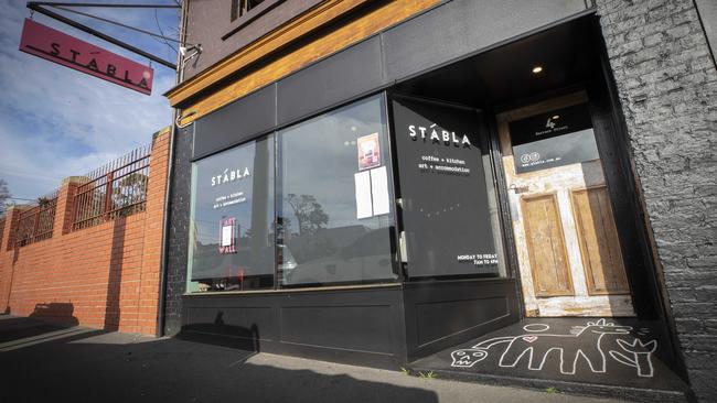 Barrack Street’s Stabla Cafe’s cool exterior. Picture Chris Kidd