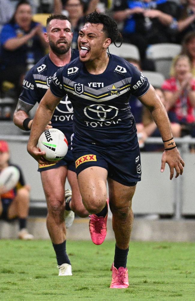 NRL 2024 RD26 North Queensland Cowboys v Melbourne Storm – Jeremiah Nanai, try /