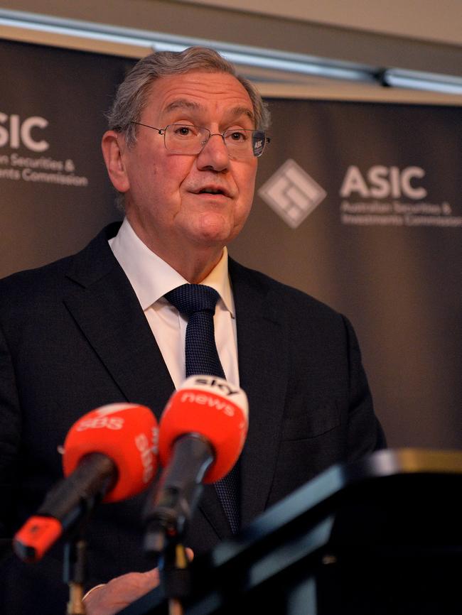 ASIC chair Joe Longo. Picture: Josie Hayden/NewsWire