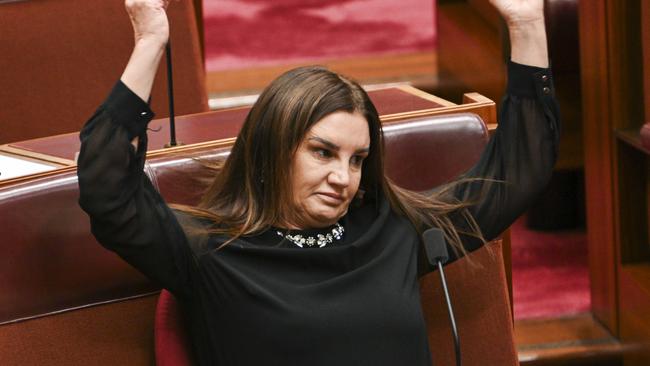 Senator Jacqui Lambie said the proposed stadium was a ‘dud’ deal for Tasmanians. Picture: NewsWire / Martin Ollman