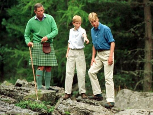 A royal photograph to mark Father’s Day in happier times.