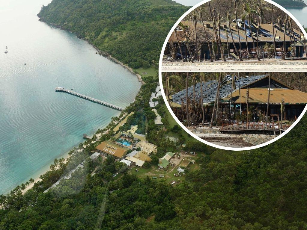 South Molle Island resort was destroyed in Cyclone Debbie in 2017 and has been left to rot since.