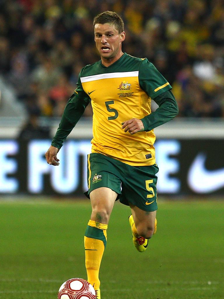 Jason Culina in action for the Socceroos. Picture: Getty