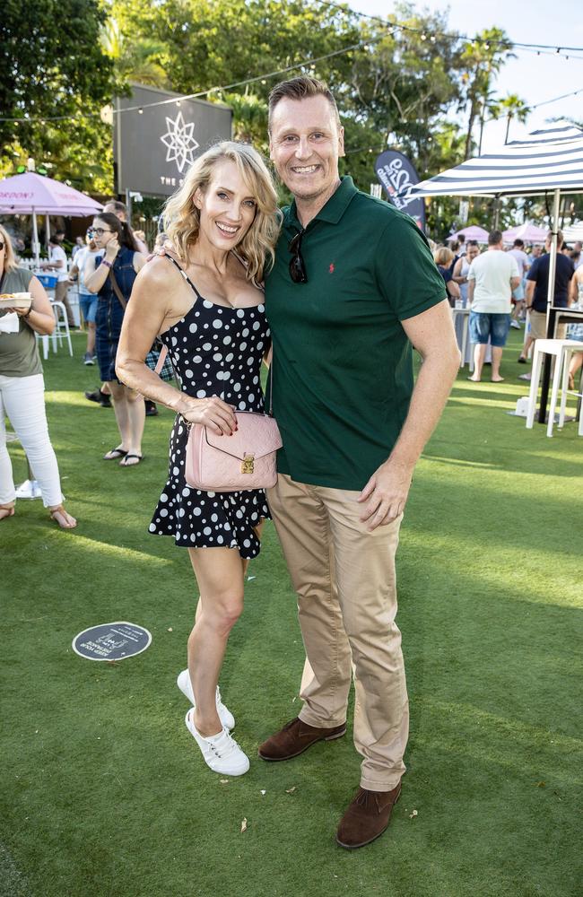 Emily Jade Okeefe and Paul Gale at Sheppard Live on the Lawn at The Star Gold Coast on Sunday. Picture: Remco Jansen