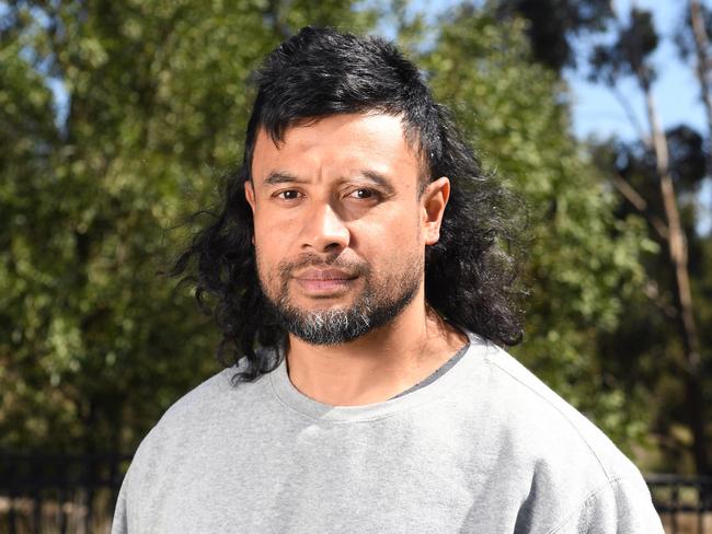 Vilisunia Fakalata is a former stonemason who received a payout after he was diagnosed with silicosis from working on engineered stone. He's unable to work and says he wasn't warned about the dangers of engineered stone. Picture: Josie Hayden