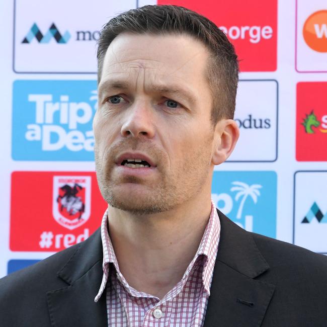 St George Illawarra CEO Ryan Webb.