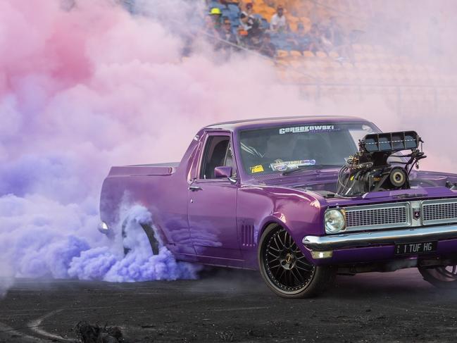 Toowoomba's Wal Gersekowski is keen to take out the first ever burnout title at the inaugural Rare Spares Rockynats in Rockhampton this weekend. Photo: Simon Freeman