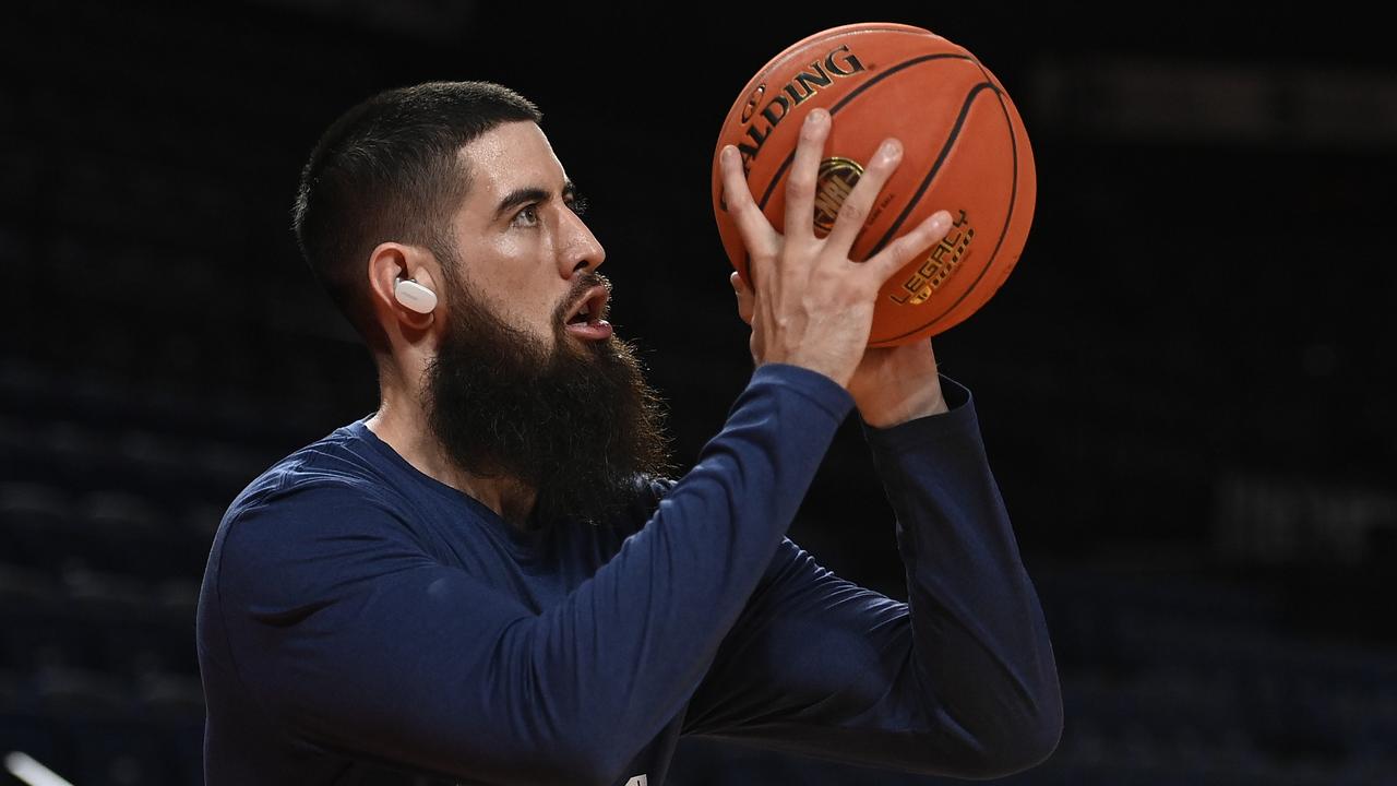 Jordan Ngatai had been dealing with a foot injury early in the NBL season. (Photo by Ian Hitchcock/Getty Images)