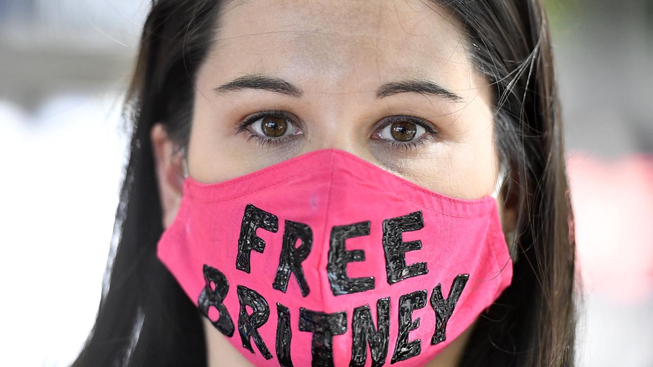 Britney Spears supporters have long been protesting for her freedom. Picture: Getty.