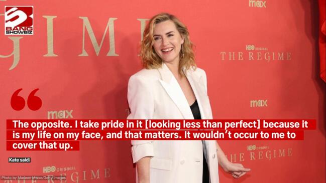 'I take pride in it': Kate Winslet refused to hide 'belly rolls' filming Lee