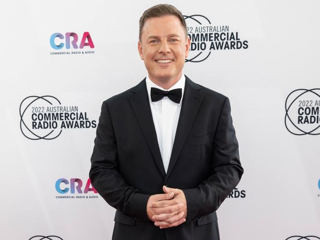Ben Fordham from 2GB (Nine Radio) on the red carpet at the ACRAS 2022, at the ICC Sydney on Saturday, October 29, 2022. Picture: Supplied/ACRA