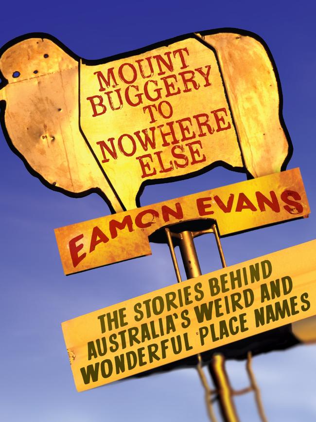 The book cover of Mount Buggery to Nowhere Else by Eamon Evans.