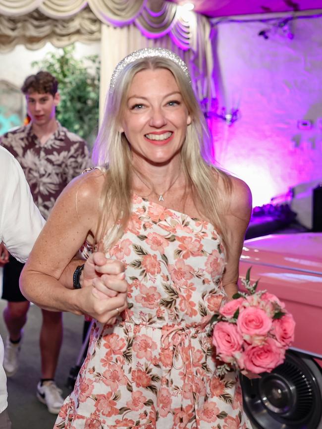 Ann Wason Moore and Michael Moore renew their wedding vows at the Viva Las Vegas Weddings chapel, part of the world famous Little White Wedding Chapel.