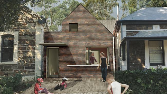 UniSA architecture lecturer Dr Damian Madigan a new form of developmentto allow older people to live together. Concept image supplied by UniSA.