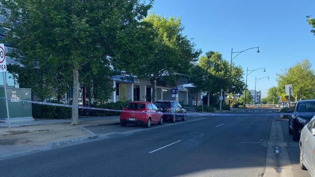 Police tape at the WestWaters Hotel &amp; Entertainment Complex. Picture: Facebook