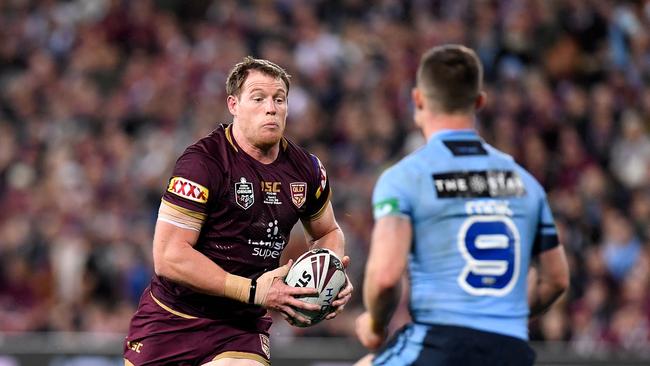 Tim Glasby in action for Queensland. Picture: Bradley Kanaris/Getty Images