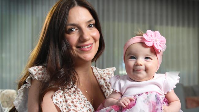 Cutest Baby Competition Winner – Nikki Degabriele with her baby Milah Di Raimondo. 21 March 2024. Picture Dean Martin