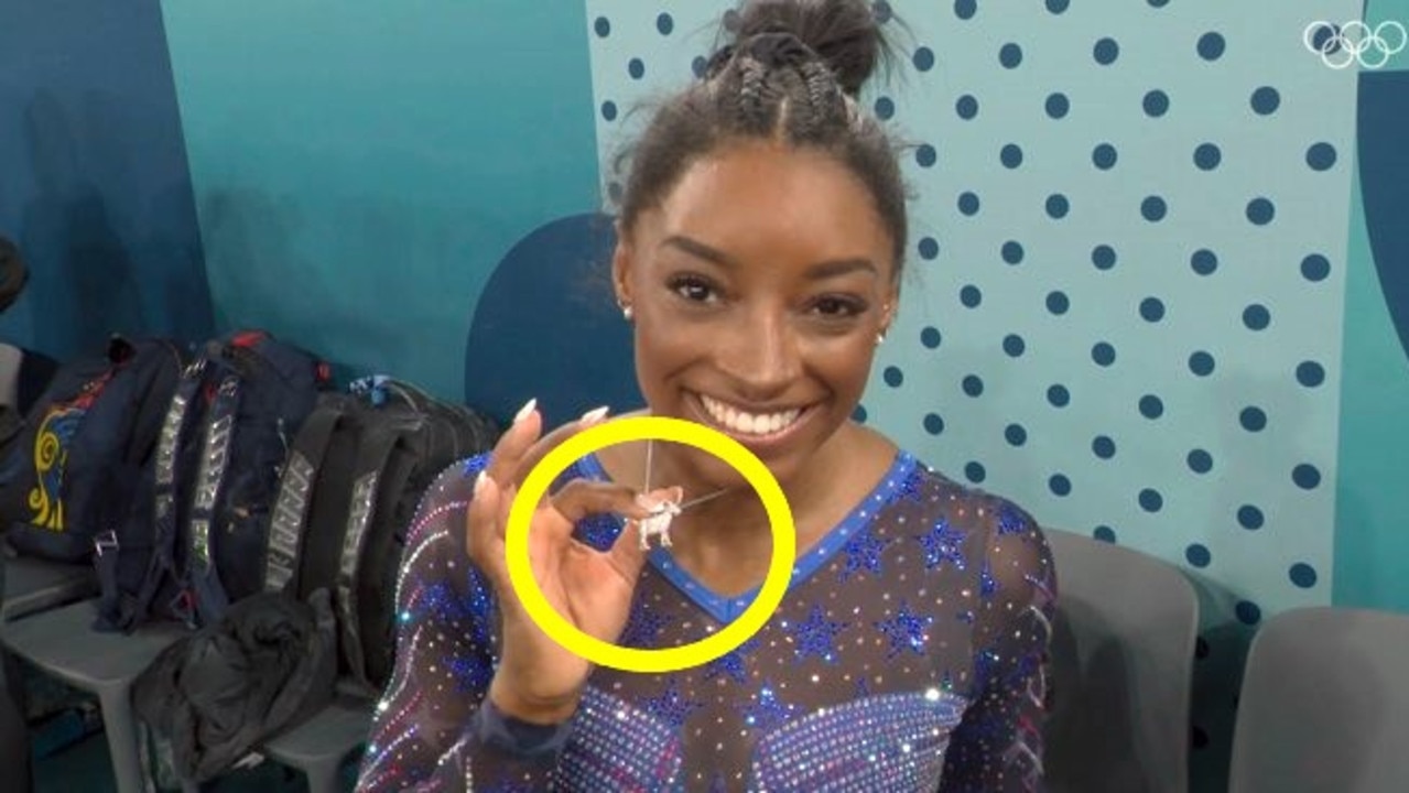 Simone Biles’ wild act drops jaws after historic gold medal