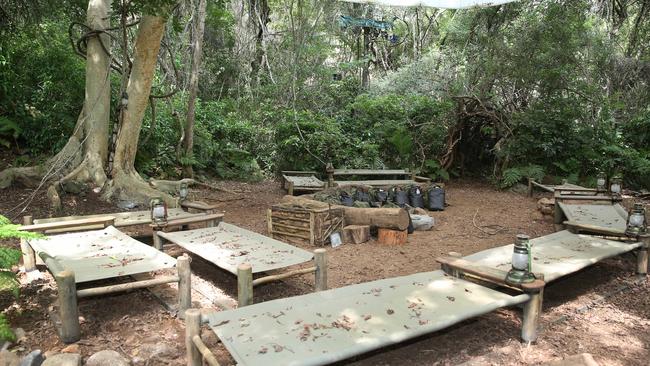 Where time stand still: The I’m A Celebrity jungle camp. Picture: Channel 10