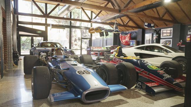 The pub may no longer serve beer, but it does house a cool car collection including historic Formula One cars. Picture: Nick Clayton