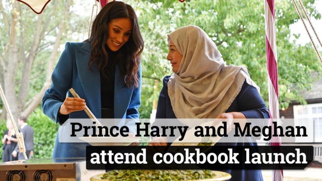 Meghan Markle and Prince Harry attend charity cookbook launch