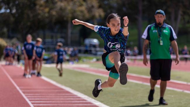 Josh Davis is a natural jumper. Picture: Chelsea Little Athletics.