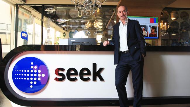 Seek CEO Andrew Bassat. Picture: Aaron Francis