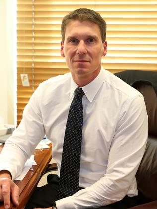 Senator Cory Bernardi in his office at Parliament House. Picture: Kym Smith