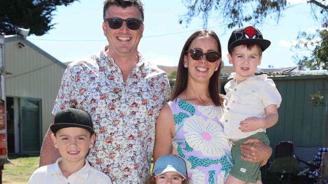 ALEXANDRA, AUSTRALIA - MARCH 16 2024 The O Callaghan Family attend the 2024 Alexandra Picnic Cup Picture: Brendan Beckett