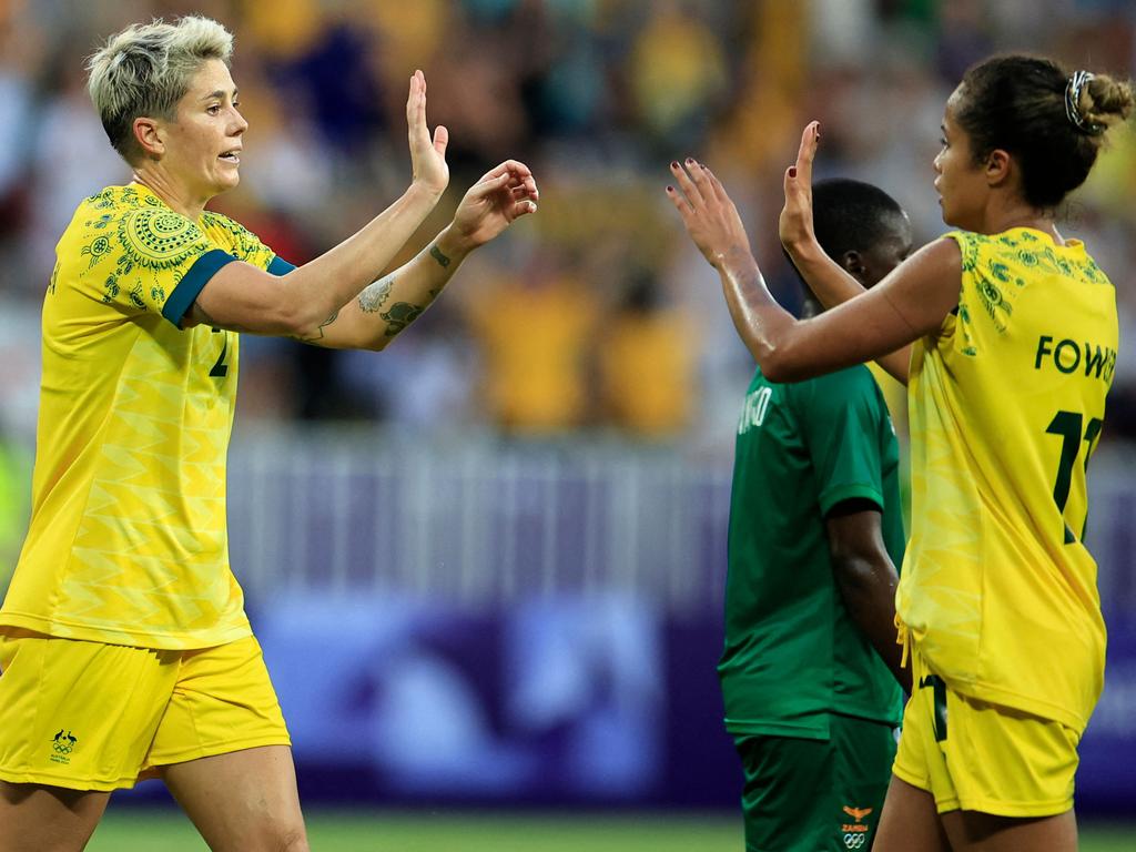 The Matildas are a main drawcard for Paramount and Ten. Picture: AFP